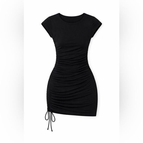 LA made Dresses & Skirts - Indie Side Ruched Dress LA Made